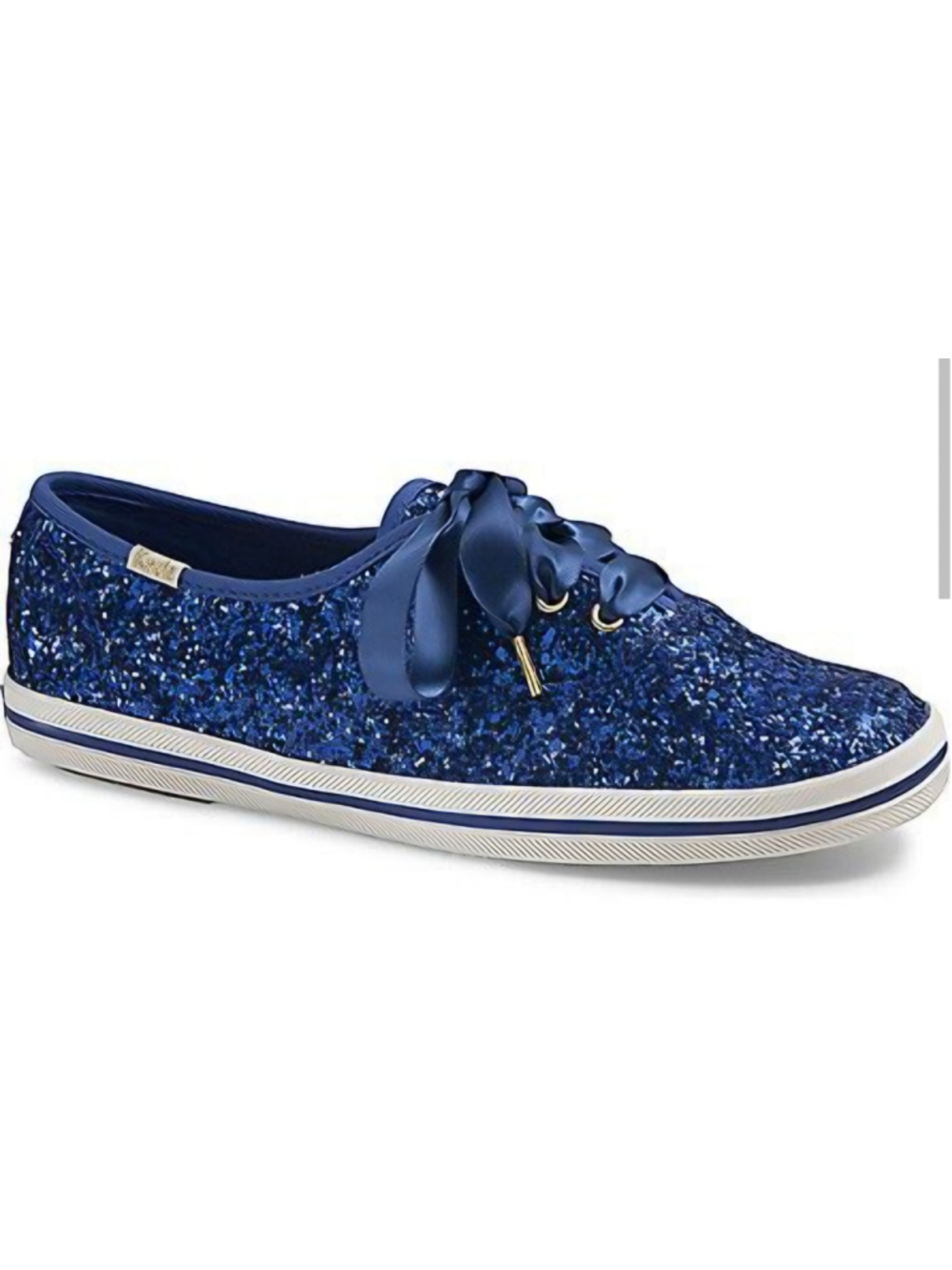 NEW Keds for Kate Spade blue Glitter sneakers size 9